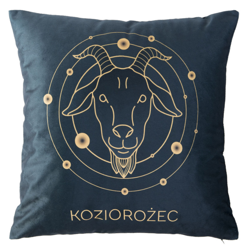 Poszewka Dekoracyjna Zodiak Koziorożec 40x40 (Promocja) EAN: [tutaj_wstaw_ean]