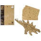 Drewniane puzzle 3D Stegozaur składanka edukacyjna 41 elementów EAN: 5905884450024