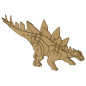Drewniane puzzle 3D Stegozaur składanka edukacyjna 41 elementów EAN: 5905884450024