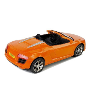 Autko z napędem frykcyjnym kabriolet pomarańczowe 1:18
