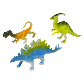 Zestaw figurek dinozaurów 9 sztuk kolorowe