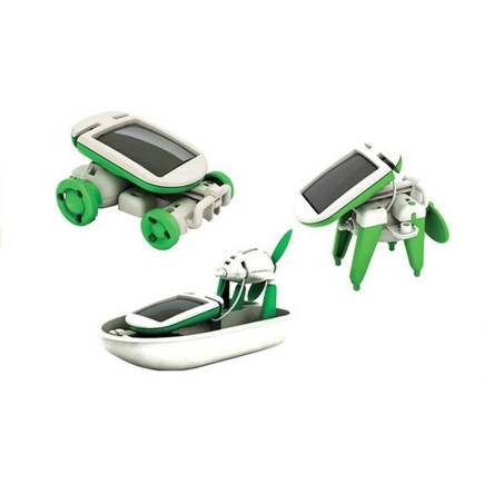 Edukacyjny zestaw robot solarny do złożenia 6 w 1 auto wiatrak