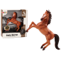 Figurka konia brązowego i szarego, stojący w stajni - cute horse EAN: 5905991015482