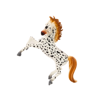 Figurka Białego Koni w Kropki - Stojący Konik do Stajni i Farmy - Cute Horse EAN: 5905991015499