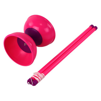 Jojo Diabolo Żonglowanie Różowe 13.5x11.5 cm - EAN: 5905884452660