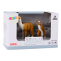 Figurka dorosła lama z młodą lamą 8 cm i 6 cm - zwierzęta świata EAN: 5905991020530