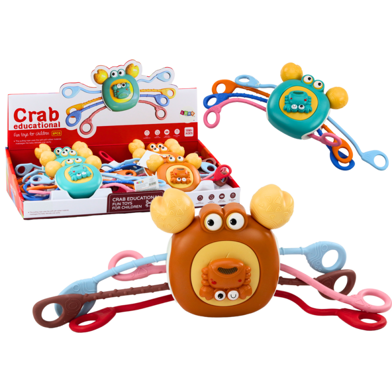 Interaktywny sensoryczny krab edukacyjny gryzak dla dzieci EAN: 5905991014492
