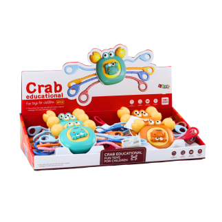 Interaktywny sensoryczny krab edukacyjny gryzak dla dzieci