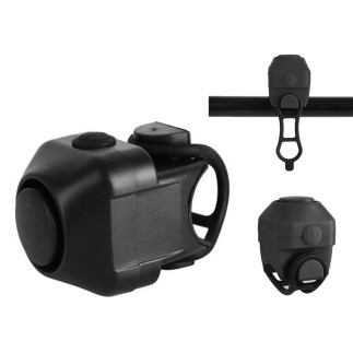 Ag496 dzwonek rowerowy elektryczny black
