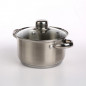 Garnek nierdzewny Fabio 16cm 1,9l z pokrywą szklaną EAN: 5902689855658
