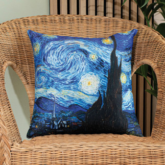 Gwiaździsta noc poszewka dekoracyjna velvet, 40x40cm, kolor 001