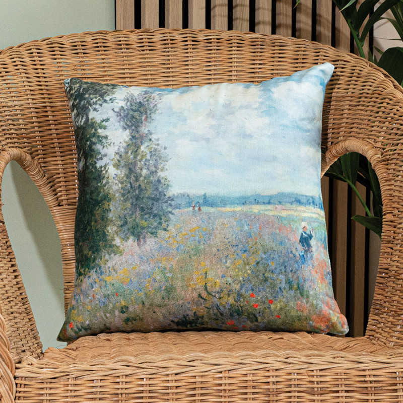 Łąka z topolami - poszewka dekoracyjna velvet 40x40cm, kolor 001, EAN: 5906450923324