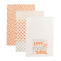 Love for Soul Komplet 3 Ścierek Kuchennych 40x60cm EAN: 5906450003620