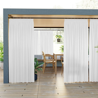Gardenia tkanina dekoracyjna, szerokość 150cm, kolor 050 biały