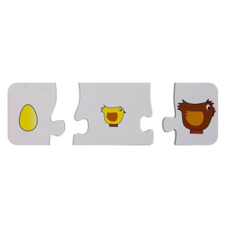 Puzzle edukacyjne układanka nauka 10 połączeń