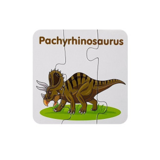 Puzzle edukacyjne dinozaury angielski 10 połączeń