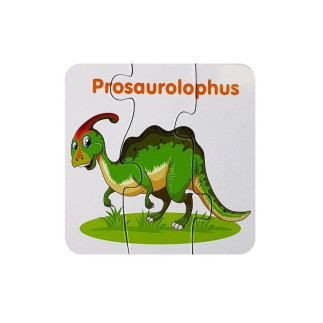 Puzzle edukacyjne dinozaury angielski 10 połączeń