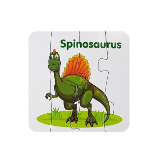 Puzzle edukacyjne dinozaury angielski 10 połączeń