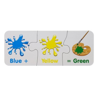Puzzle edukacyjne kolory angielski 10 połączeń