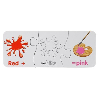 Puzzle edukacyjne kolory angielski 10 połączeń