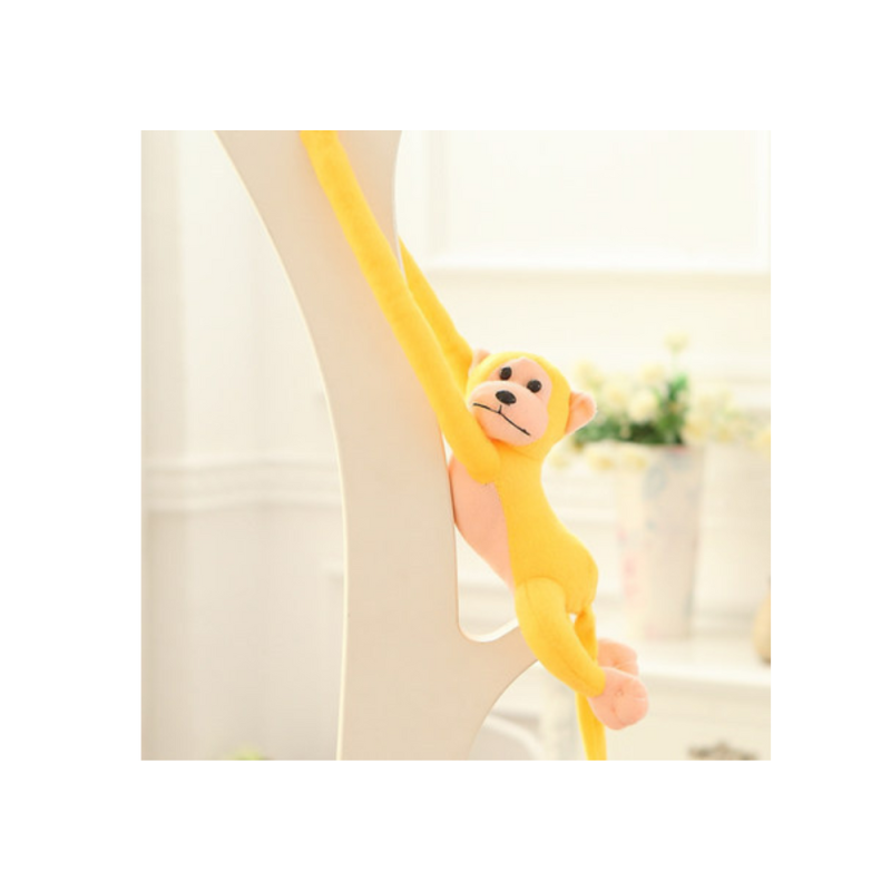 Pluszowa małpka z dźwiękiem, żółta - 60 cm, EAN: 5905884451281