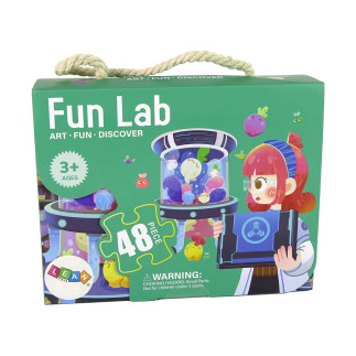Puzzle dla dzieci układanka laboratorium 48 elem.