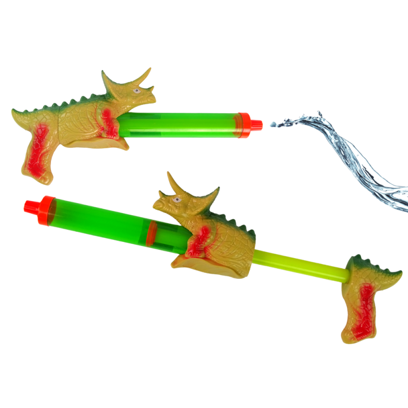 Pistolet na wodę Dinozaur Zielony 40 cm do zabawy w ogrodzie, EAN: 5905323215610