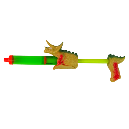 Pistolet na wodę Dinozaur Zielony 40 cm do zabawy w ogrodzie, EAN: 5905323215610
