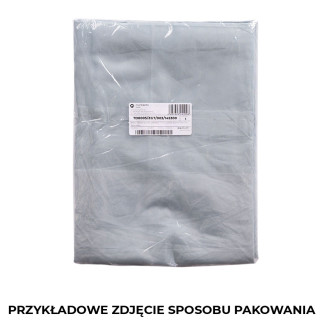 Basic zasłona gotowa, szerokość 145 x wysokość 250cm, kolor 002 szary - do obróbki