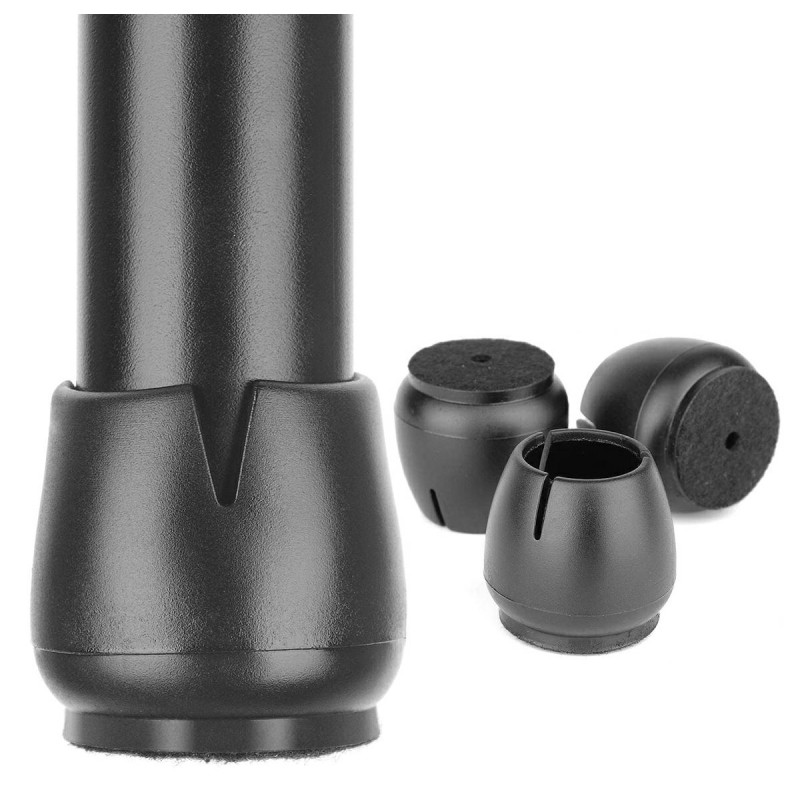 Nakładki nogi AG562G 16 szt. 12-16mm czarne, EAN: 5907621830472