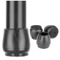 Nakładki nogi AG562G 16 szt. 12-16mm czarne, EAN: 5907621830472