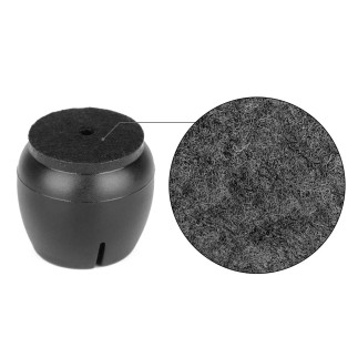 Ag562g nakładki nogi 16szt 12-16mm        czarne
