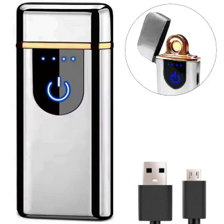 AG773B ZAPALNICZKA PLAZMOWA USB SILVER