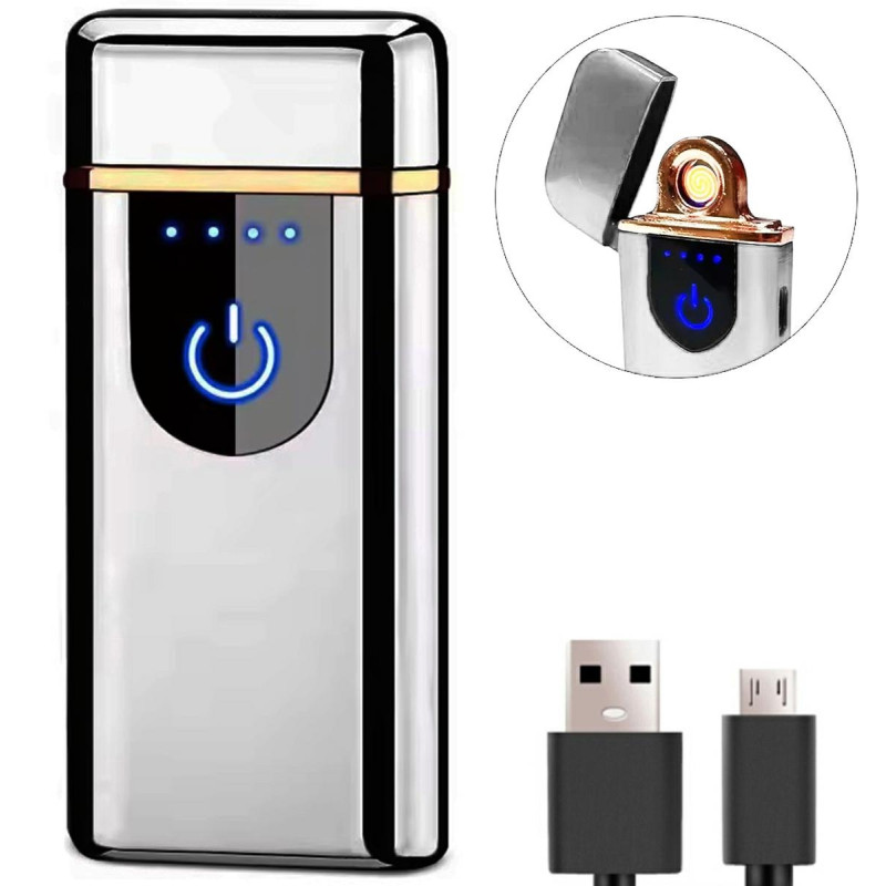 Zapalniczka USB Ag773B Silver - EAN: 5907621851033