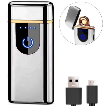 AG773B ZAPALNICZKA PLAZMOWA USB SILVER