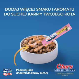 Inaba meal topper tuńczyk z łososiem - kot 4x14g