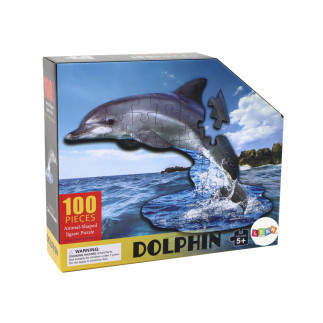Puzzle 100 elementów motyw delfina zwierzęta morskie