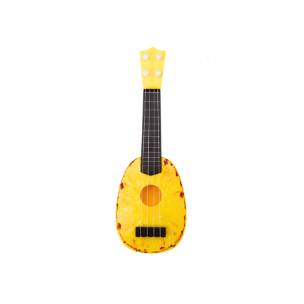 Ukulele dla dzieci mini gitara 4-strunowa z ananasem żółta EAN: 5905991015734