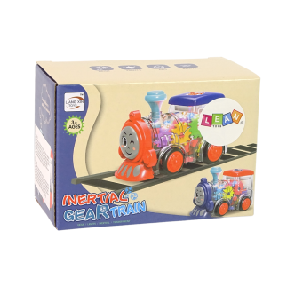 Lokomotywa led napęd frykcyjny przezroczysta