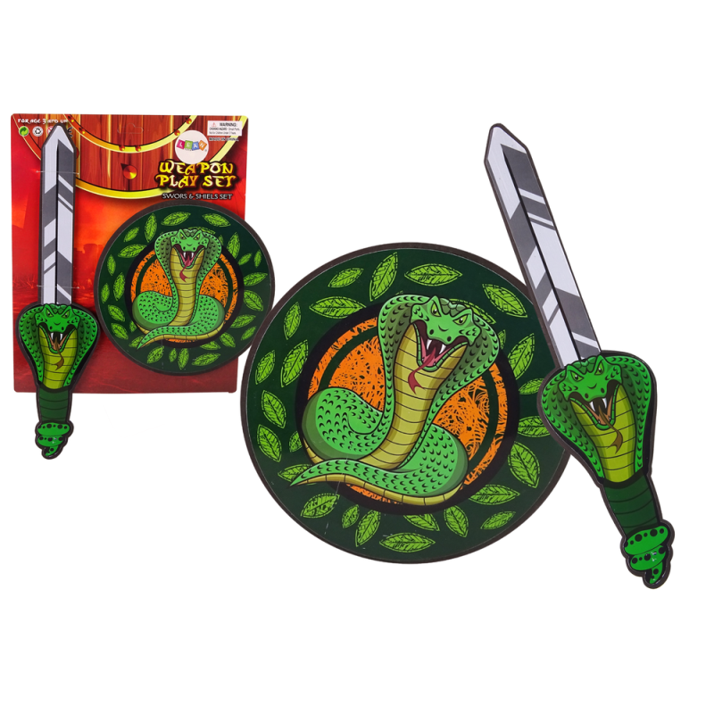 Zestaw Rycerza EVA: Miecz, Tarcza, Wąż - EAN: 5905323214071