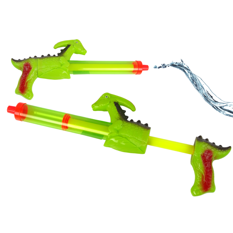 Pistolet na wodę 40 cm dinozaur zielony ogród zabawka