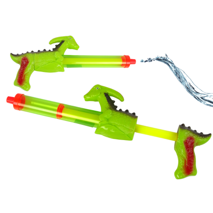 Pistolet na wodę 40 cm dinozaur zielony ogród zabawka