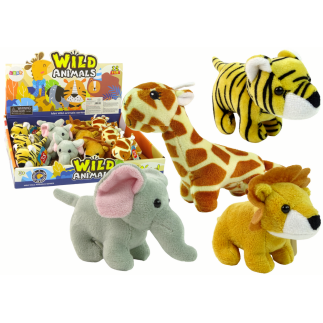 Mini pluszak zwierzątko safari 4 modele