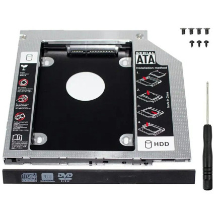 Ak184b kieszeń 2,5hdd 9,5 mm sata ssd