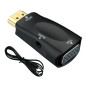 Adapter HDMI do VGA Gold Plated HD31B - EAN 5907621810177