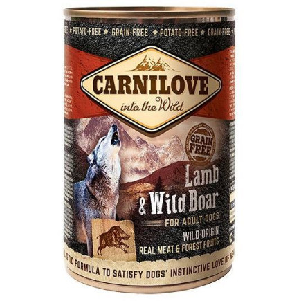 Carnilove into the wild lamb&wild boar - mokra karma dla psa - 400 g