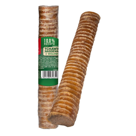 Maced tchawica duża nadziewana z wołowiną 150g dla psa