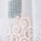 Firanka żakardowa Violetta, wzór pasowy, wysokość 160cm, kolor biały, EAN: 2010000234969
