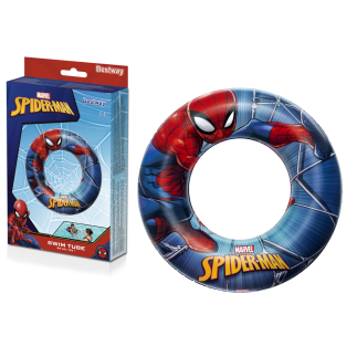Pompowane koło do pływania spider-man 56 cm bestway 98003