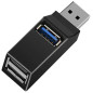 Ak337 Hub USB 3.0 Czarny - EAN: 5907621849092